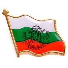 Значка на българското знаме с герб