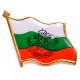 Значка на българското знаме с герб