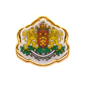 Значка с гербът на България