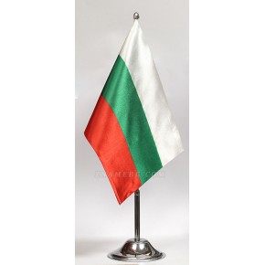 Сатенено българско знаме за бюро