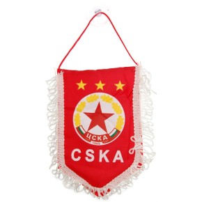 Знаменце за кола на ЦСКА 10/15 см.