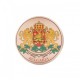 Метална значка с герба на България